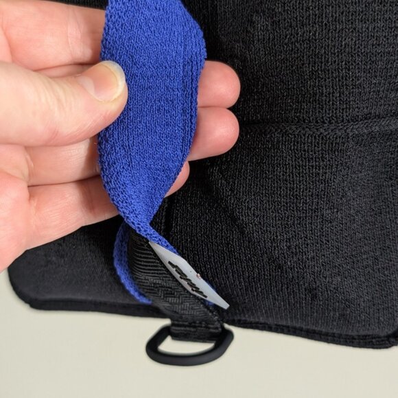 New Atacz Cube With Utility Strap Knit Crossbody Bag - Black - Picture 5 of 16